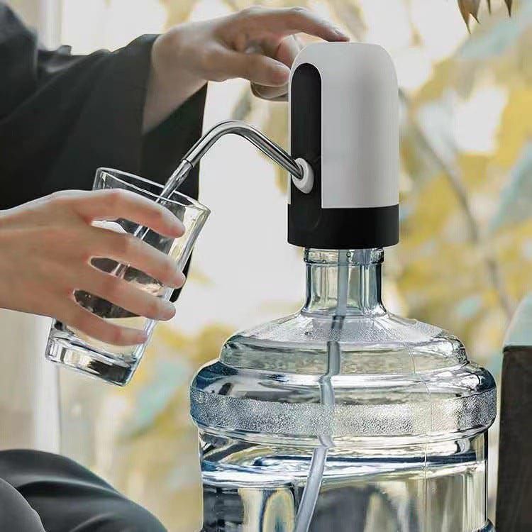 Automatic Water Pump Dispenser Rechargeable Portable USB Pump For Standard Water Bottles With Quick Water Flow For Home Office And Outdoor Use
