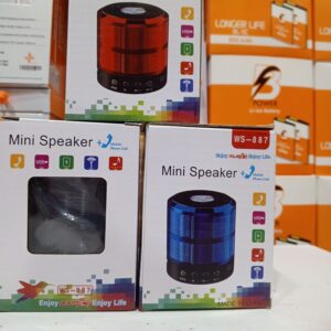 WS 887 Mini Portable Bluetooth Speaker Compact Wireless Durable Powerful Practical Choice For Music Travel Outdoor And Home Use