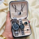 Phool Collection Artificial Jewelry Gift Set Couple watch